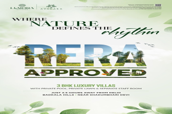 Explore RERA Approved Villas by Lumora Estates || Discover Avacasa's Luxury Villas at Badkala Hills || Own a 3 BHK Luxury Villa Today
