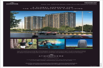 Book 2, 3 & 4 bed luxury residences starting Rs 95 Lacs at Purva Atmosphere, Bangalore