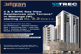 Apartment starting at Rs 3.2 Cr onwards at Trec Aangan in Mumbai