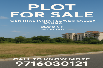 Plot Available at Central Park Flower Valley || Secure Your Plot in Sohna Today || Invest in Block F, Sohna