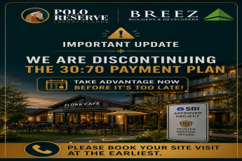 Act Now: 30:70 Payment Plan Discontinuation || Secure Your Spot Before Plan Ends || Last Chance for 30:70 Payment at Polo Reserve
