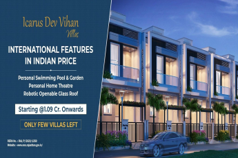 Book 3 BHK home starting Rs 1.09 Cr. onwards at Icarus Dev Vihan Villas, Jaipur