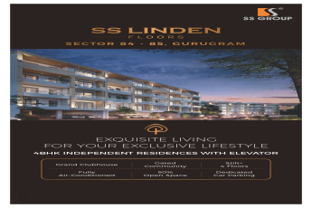 Exquisite living for your exclusive lifestyle at SS Linden Floors, Sector 84, Gurgaon