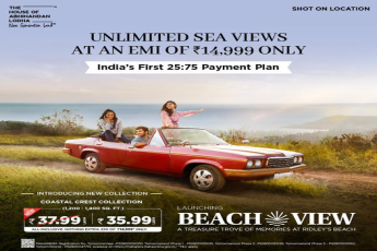 The House of Abhinandan Unveils Beach View: Experience the Infinity of the Sea with Affordable EMI Plans