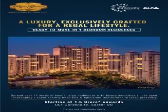 A luxury, exclusively crafted for a special s regal lifestyle at DLF Regal Gardens, Gurgaon