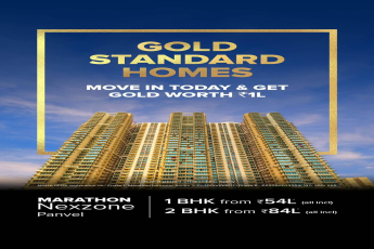 Move in today and get gold worth Rs 1 Lac at Marathon Nexzone, Navi Mumbai