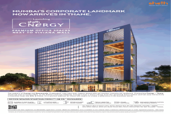 Office spaces starting Rs 1.38 Cr. onwards at Sheth Cnergy in Mumbai