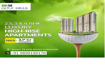 Ascend to Luxe Living at M3M Golf Hills: The Apex of High-Rise Elegance in Sector 79, SPR Road, Gurgaon