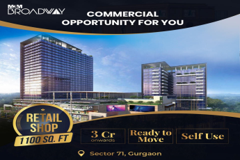 M3M Broadway: The Premier Commercial Space in Sector 71, Gurgaon