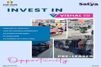 Invest in Vishal Mega Mart at The Hive, Gurugram for Guaranteed Returns