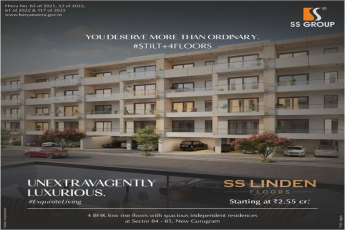 SS Linden Floors: Redefining Elegance in New Gurugram with Spacious 4BHK Residences