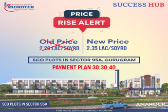 Microtek Success Hub in Sector 95A, Gurugram: Price Rise Alert for Premium SCO Plots
