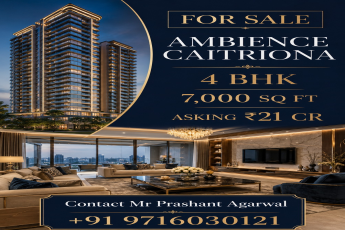 Luxury 4 BHK at Ambience Caitriona for Sale || Secure Your Dream Home Today || Exclusive Ambience Caitriona Offering