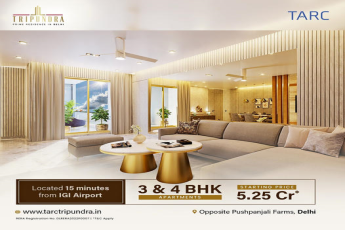 Premium 3 & 4 BHK apartments Rs 5.25 Cr at Tarc Tripundra, New Delhi