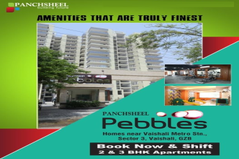 Amenities that are truly finest at Panchsheel Pebbles in Ghaziabad