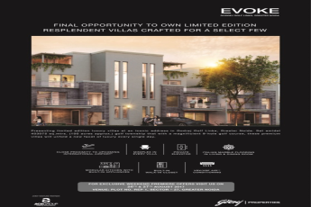Final opportunity to own limited edition resplendent villas at Godrej Evoke Villas