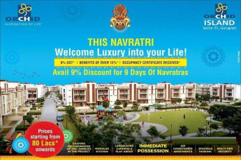 Orchid Infrastructure coming up with a special Navratri Offer at Orchid Island in Gurgaon