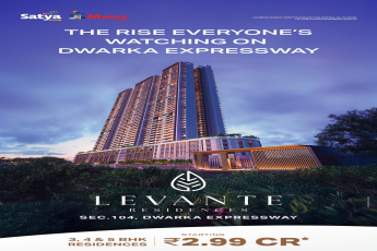 Discover Luxury at Levante Residences, Dwarka Expressway, Starting ₹2.99 CR