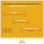A Hat-Trick for Sugam Homes at the DNA Real Estate & Infrastructure Round Table & Awards 2018