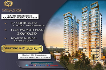 Central Avenue: Redefining Elegance with 3/4 BHK Ultra Luxury Apartments in Gurugram