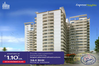 Book 3 and 4 BHK home price starting Rs 1.10 Cr. at Pareena The Elite Residences, Gurgaon