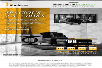 Enjoy togetherness and your space at Hiranandani Fortune City in Navi Mumbai