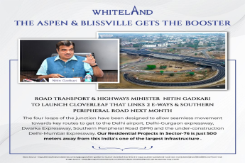 Road Transport & Highways Minister Nitin Gadkari to Launch Cloverleaf That Links 2 E-ways & Southern Peripheral Road Next Month.