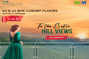 Presenting 5:95 subvention payment plan and 26% extra discount at M3M Antalya Hills, Gurgaon