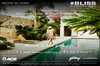 Spacious living at Godrej properties' first ever low rise, resort stole residences in Noida