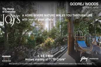 Book 2, 3 & 4 BHK homes starting Rs 1.19 Cr at Godrej woods, Noida