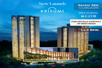 Krisumi's Elegant New Launch in Sector 36A, Gurgaon: A Beacon of Modern Living