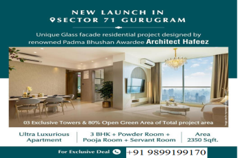 Architect Hafeez's Masterpiece: The Glass Façade Marvel in Sector 71 Gurugram