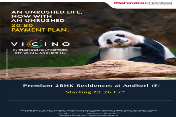 Premium 2 BHK residences starting Rs 2.26 Cr at Mahindra Vicino in  Andheri (E), Mumbai