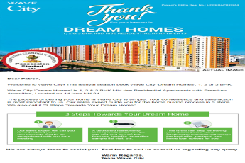 Possession started at Wave City Dream Homes in NH 24, Ghaziabad