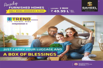 Luxury 2 BHK price starting Rs  49.99 Lac at Saheel ITrend Homes, Pune