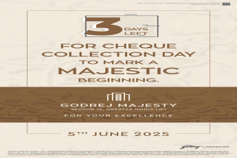 Godrej Majesty Launch, Sector 12 Greater Noida, Cheque Collection By June 5th 2025