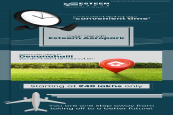 Premium plots price starting Rs 40 Lac only at Esteem Aeropark in Devanahalli, Bangalore