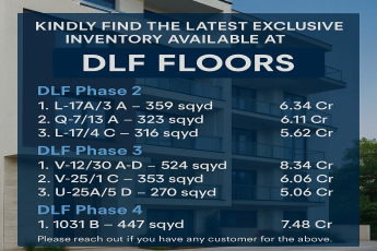 Explore Exclusive Luxury at DLF Floors: Starting at 5.06 Cr, Gurgaon