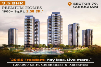 Spacious Living Redefined: 3.5 BHK Premium Homes in Sector 79, Gurugram