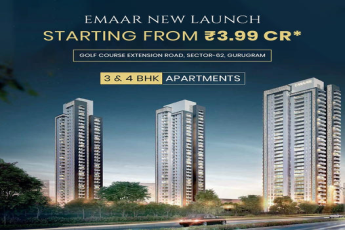 Emaar's Latest Residential Marvel on Golf Course Extension Road, Sector-62, Gurugram: Opulent 3 & 4 BHK Apartments