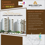 Sri Aditya Landmark project highlights and specifications is here