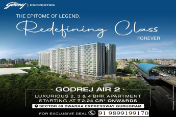 Godrej Properties' Godrej Air 2: The New Benchmark of Luxury in Sector 89, Dwarka Expressway, Gurugram
