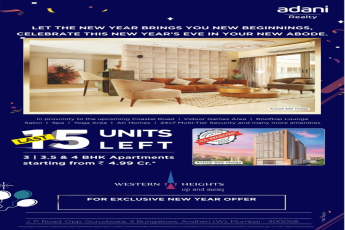 Last 15 unit left at Adani Western Heights in Mumbai