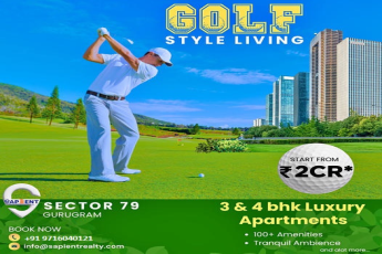 Golf Style Living: Embrace the Splendor of 3 & 4 BHK Luxury Apartments in Sector 79, Gurugram