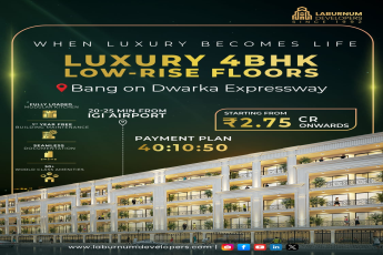 Luxury 4BHK Low-Rise Floors by Laburnum Developers, Starting at ₹2.75 Cr, Dwarka Expressway Location