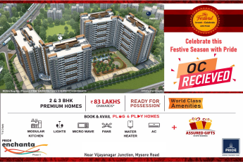 World class amenities at Pride Enchanta in Bangalore