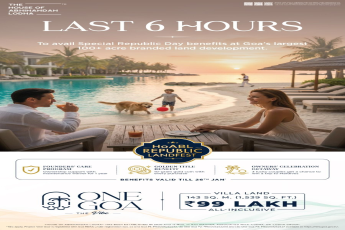 Last 6 Hours! Secure Your Dream Land at One Goa, Bicholim