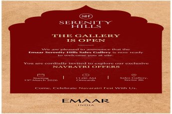 Visit the Emaar Serenity Hills Sales Gallery Now! || Explore Navratri Offers at Serenity Hills || Join Us at the Emaar Sales Gallery Opening