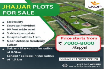 LKDP Developers Announce Prime Jhajjar Plots for Sale - Secure Your Piece of Serenity