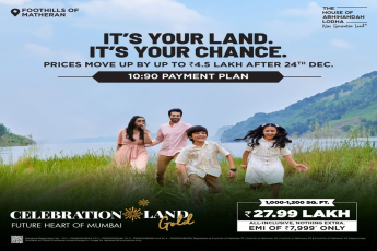 Seize Your Dream at CelebrationLand Gold by Abhinandan Lodha in the Foothills of Matheran